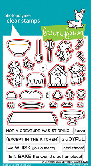 a creature was stirring lawn cuts