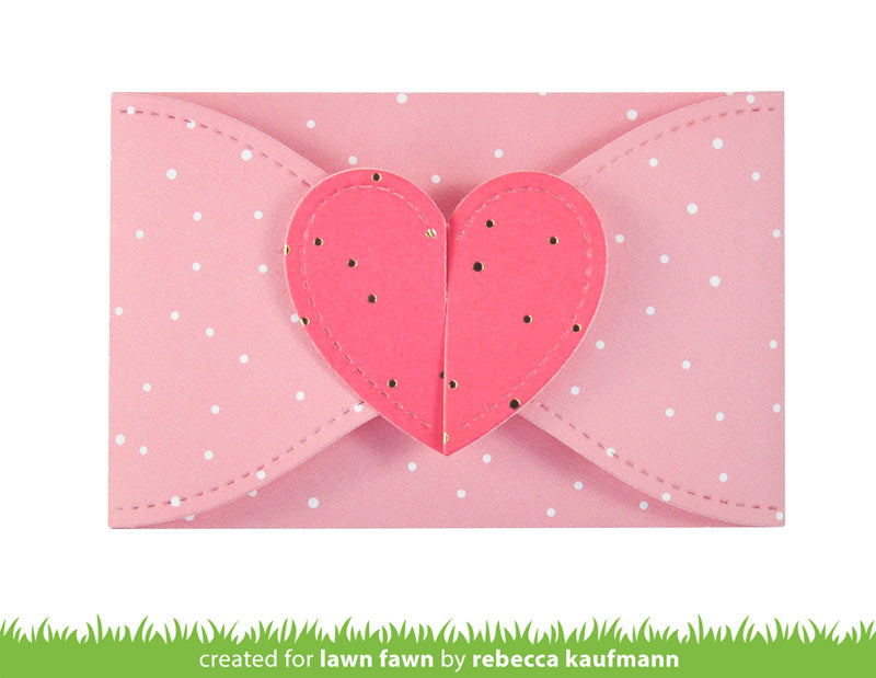 gift card heart envelope