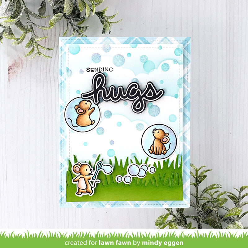 Lawn Fawn Clear Stamps - Bubbles Of Joy 4x6 Inch Craft Stamps