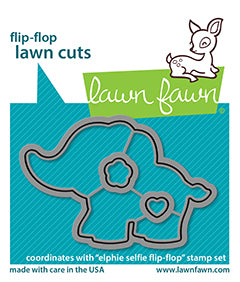 elphie selfie flip-flop lawn cuts