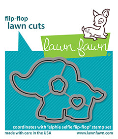 elphie selfie flip-flop - lawn cuts