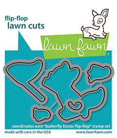 butterfly kisses flip-flop - lawn cuts