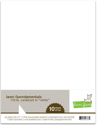 110 Lb White Cardstock Paper 