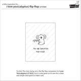 i love you(calyptus) flip-flop