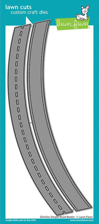 slimline simple road border | Lawn Fawn