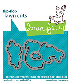 mermaid for you flip-flop - lawn cuts