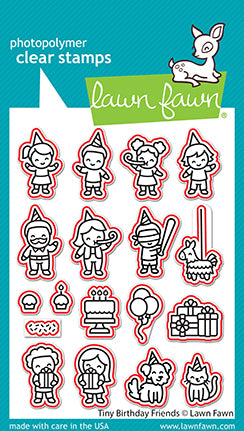 tiny birthday friends lawn cuts