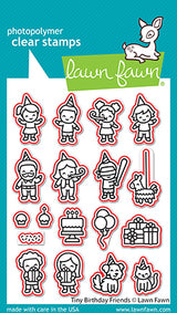 tiny birthday friends lawn cuts