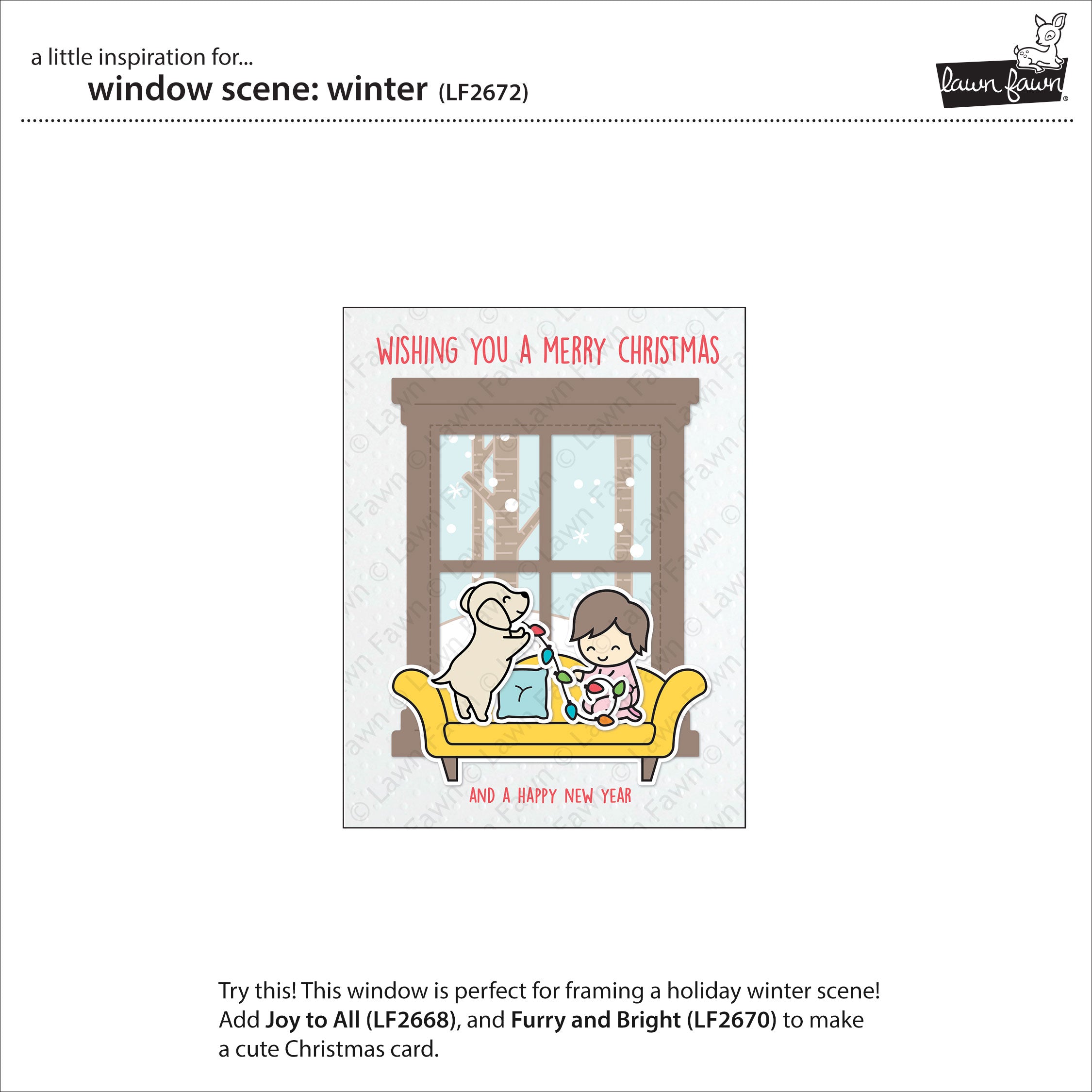 window scene: winter