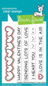 simply celebrate hearts lawn cuts