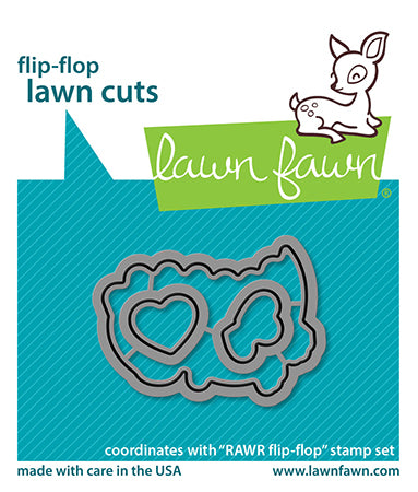 RAWR flip-flop lawn cuts