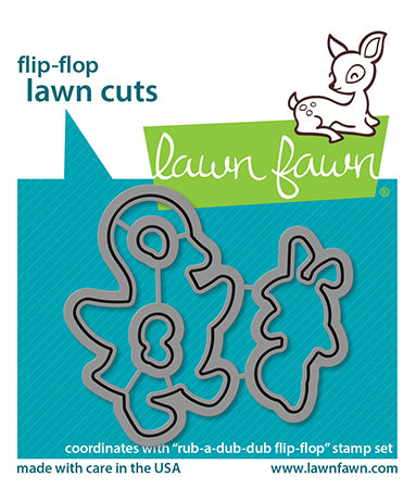 rub-a-dub-dub flip-flop - lawn cuts