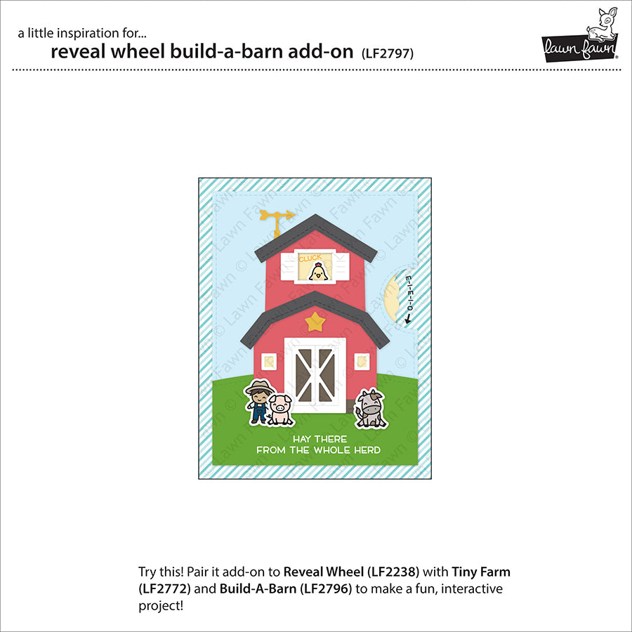 reveal wheel build-a-barn add-on
