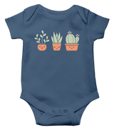 happy succulents onesie (3-6m)