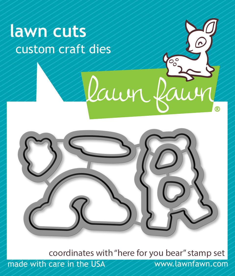 here for you bear - lawn cuts