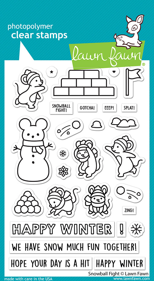 snowball fight – Lawn Fawn