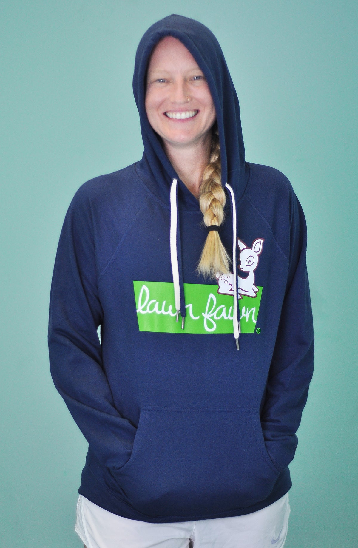 lawn fawn pullover hoodie - large