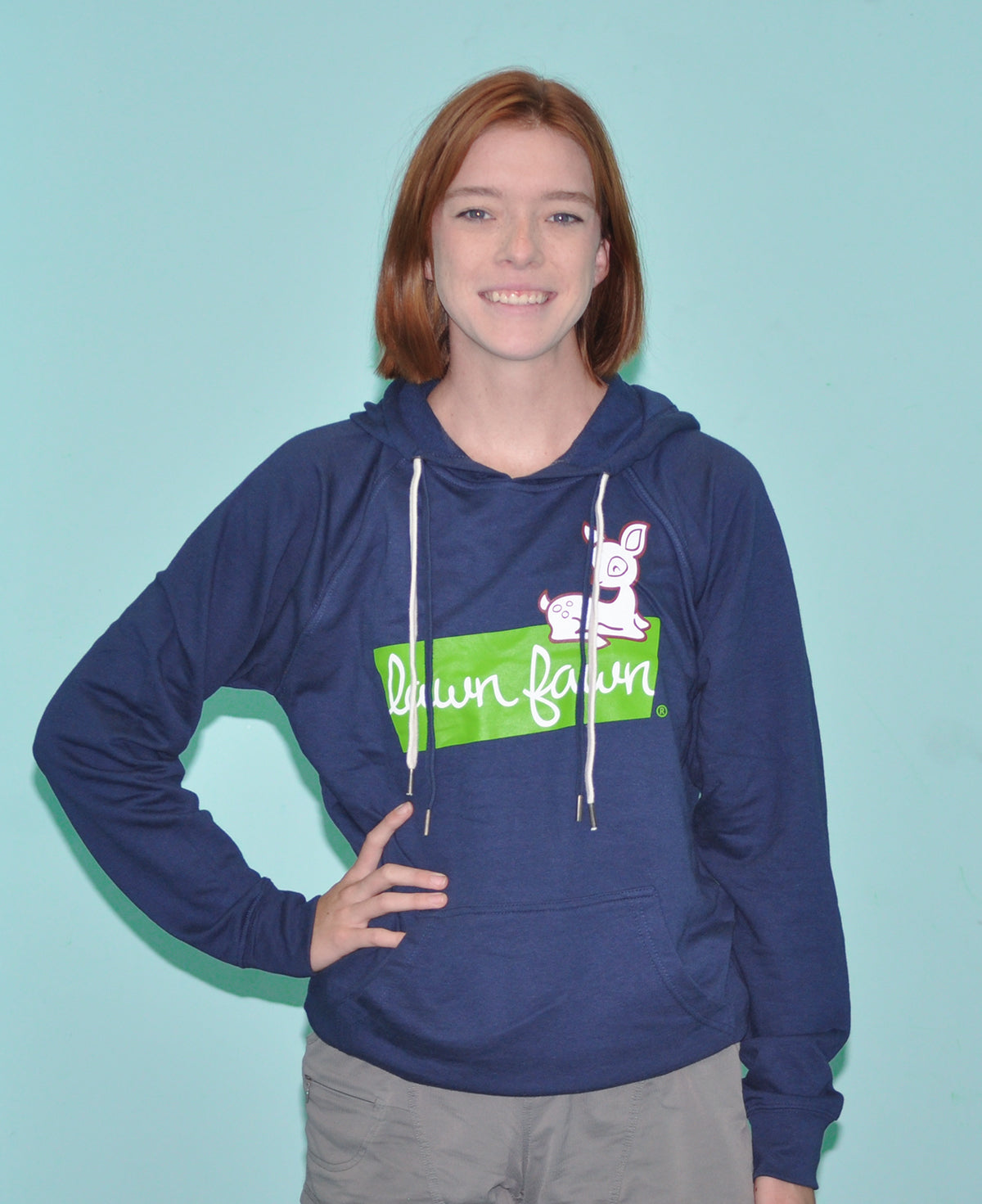 lawn fawn pullover hoodie - small