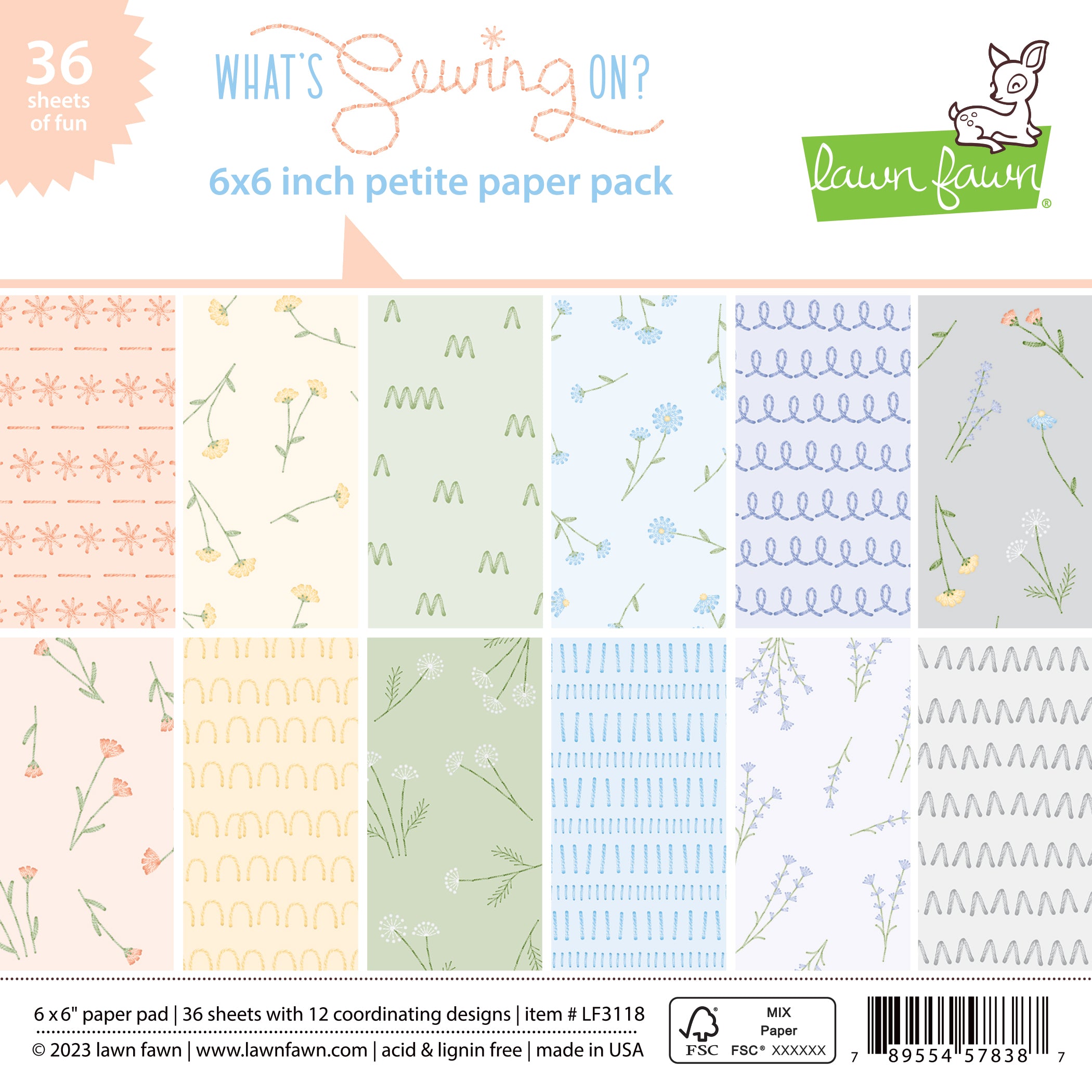 what's sewing on? petite paper pack