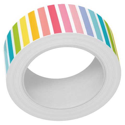 vertical rainbow stripes washi tape