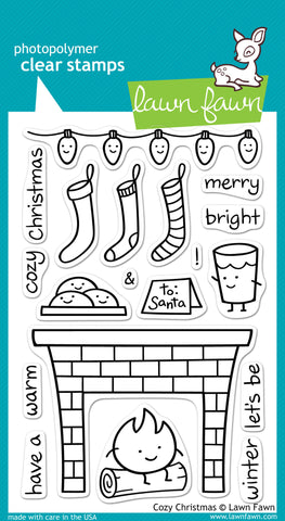 Sunny Studio Cozy Christmas 4x6 Holiday Clear Photo-polymer Stamps - Sunny  Studio Stamps