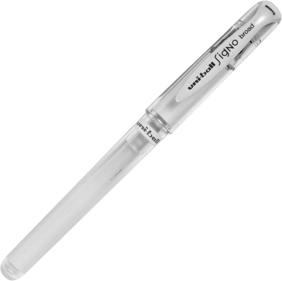 signo uni-ball white pen