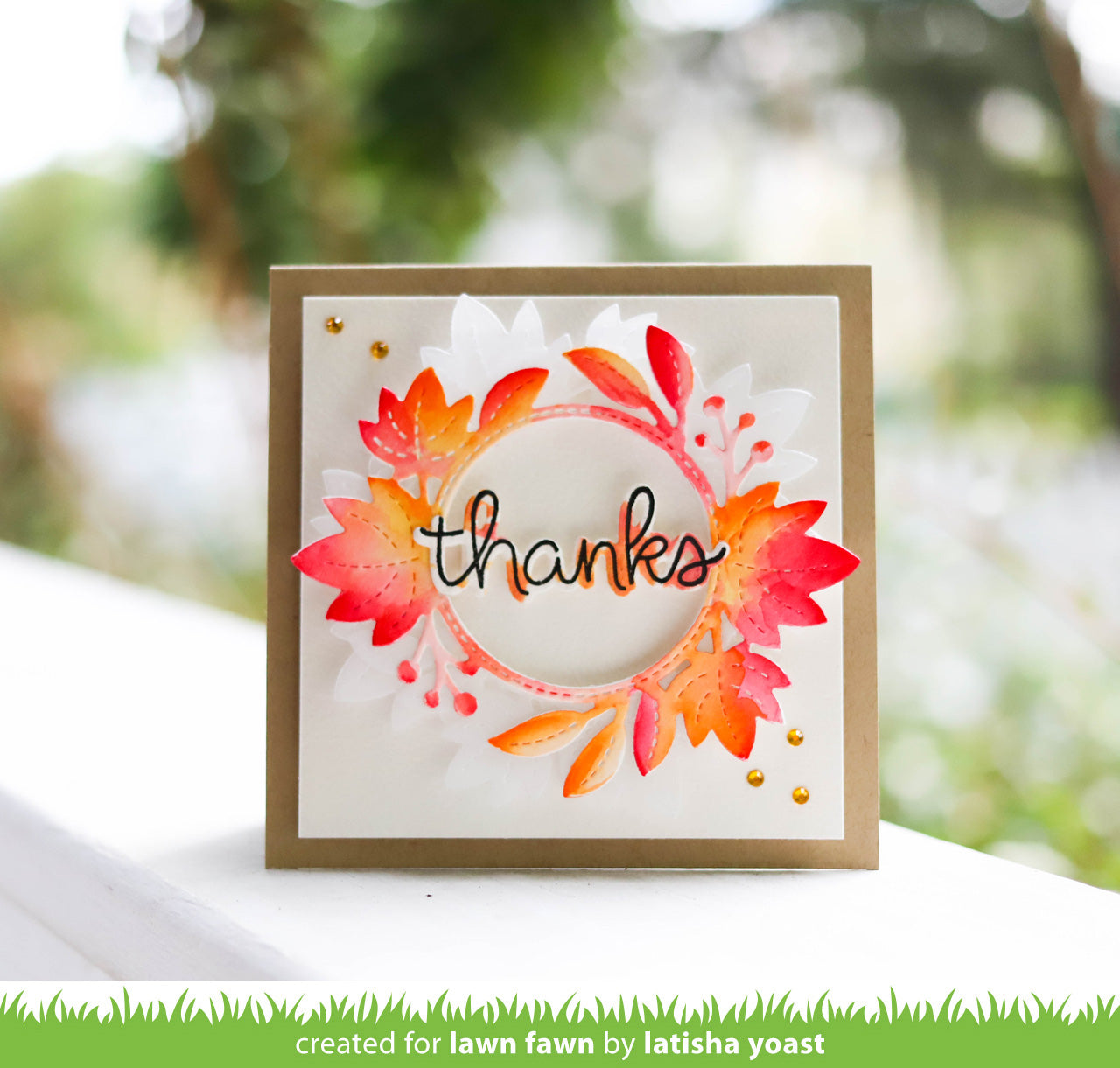 scripty autumn sentiments | Lawn Fawn