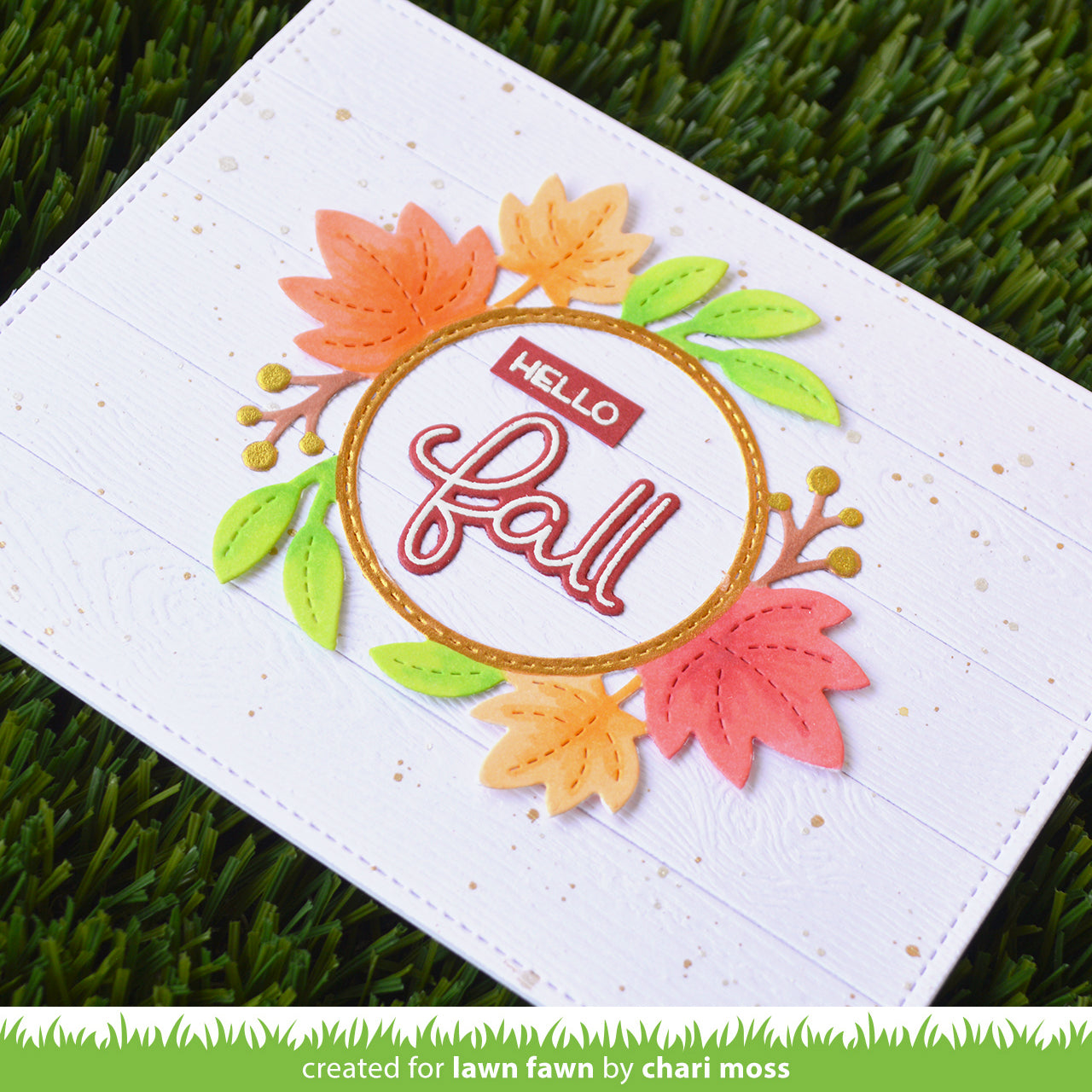 scripty autumn sentiments | Lawn Fawn