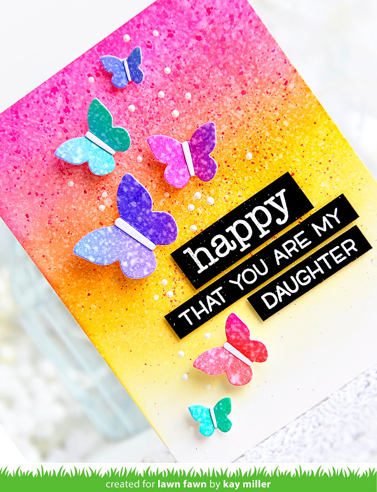 mini pop-up butterflies