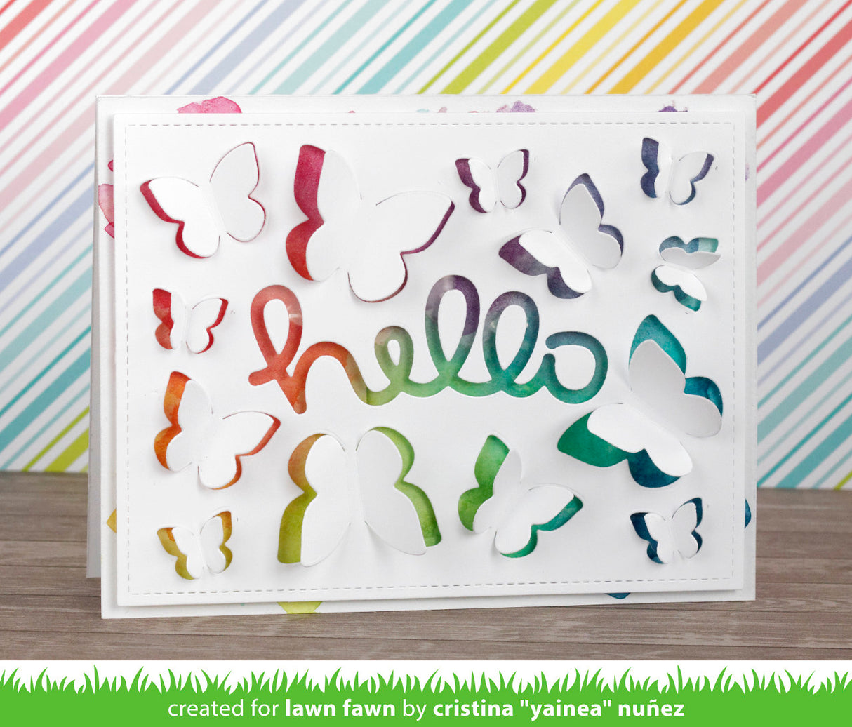 mini pop-up butterflies