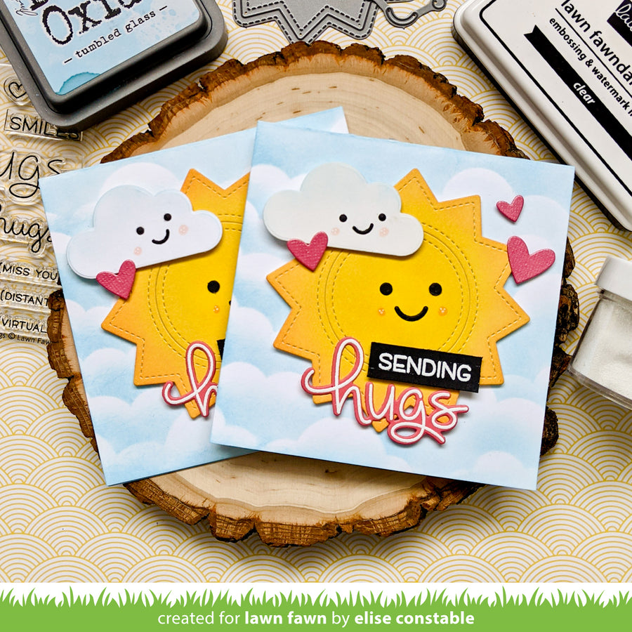 stitched sun frame – Lawn Fawn