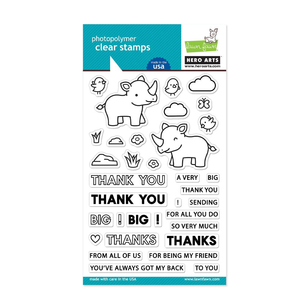 HA + Lawn Fawn Big Thanks