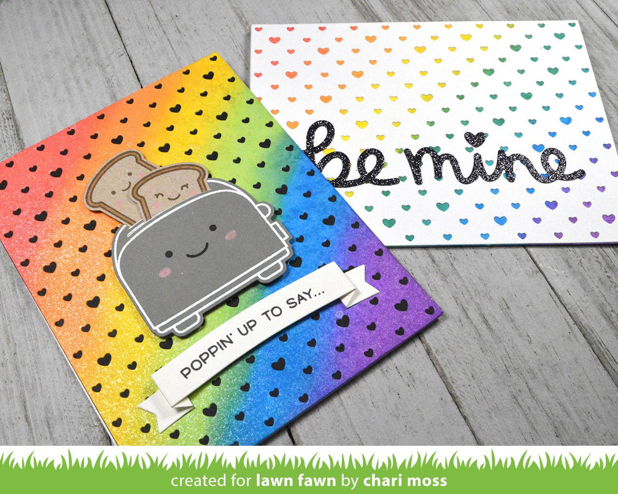 _polka heart backdrop: portrait_