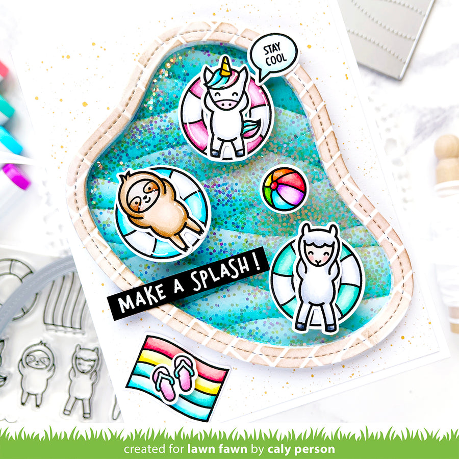 pool party – Lawn Fawn