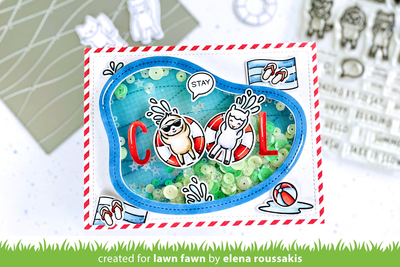 pool party | Lawn Fawn