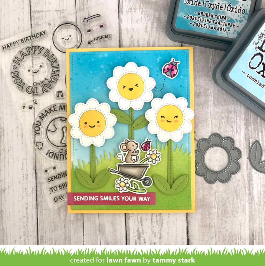 reveal wheel circle sentiments – Lawn Fawn