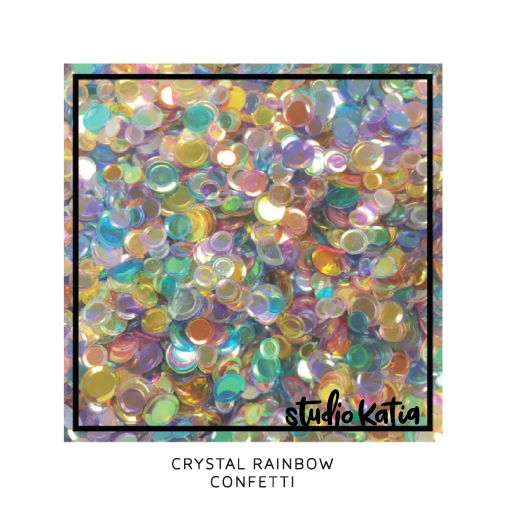 studio katia - crystal rainbow confetti