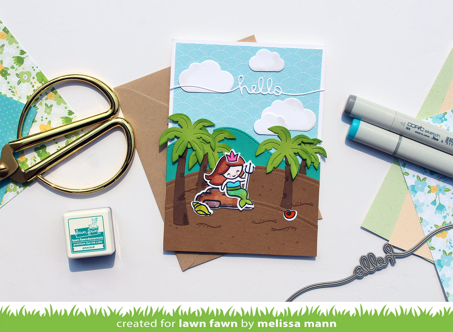 hello border | Lawn Fawn