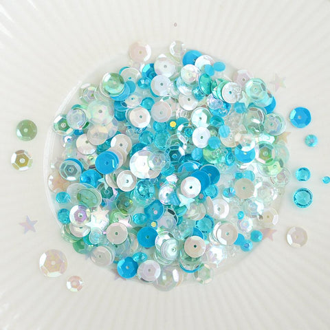 sea glass sparkly shaker selection