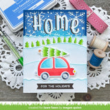 snowflake background hot foil plate