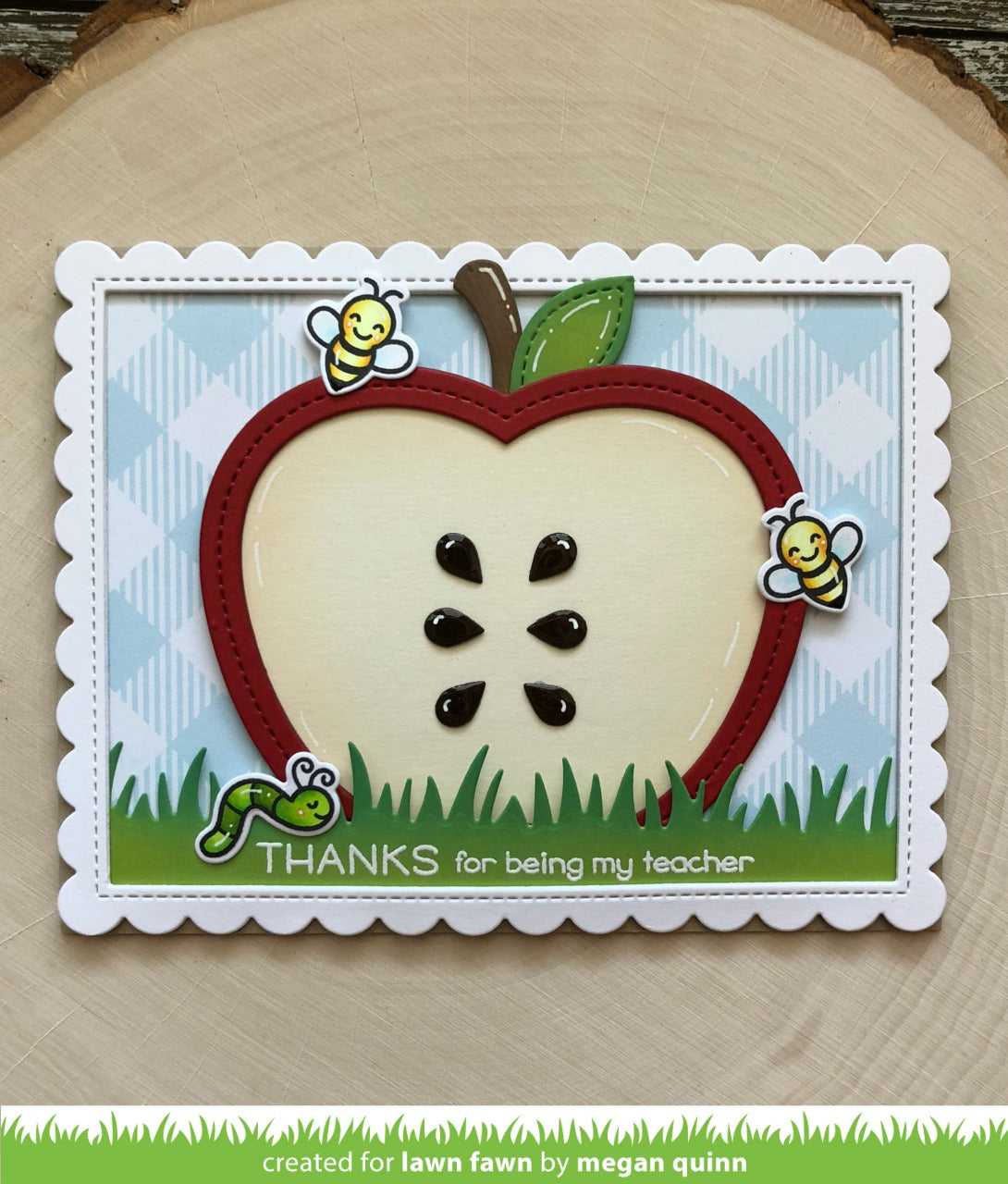 stitched apple frames