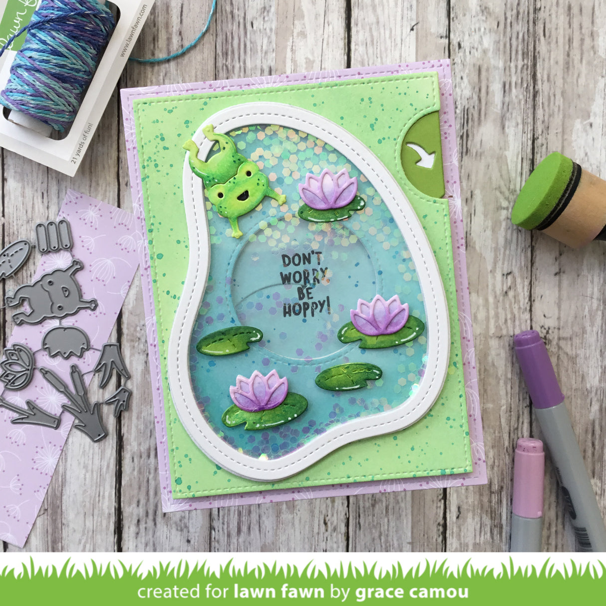 Lawn Fawn Die Reverse Stitch Scallop Rectangle Window Lawn Fawn Die Reverse Stitch Scallop Rectangle Window