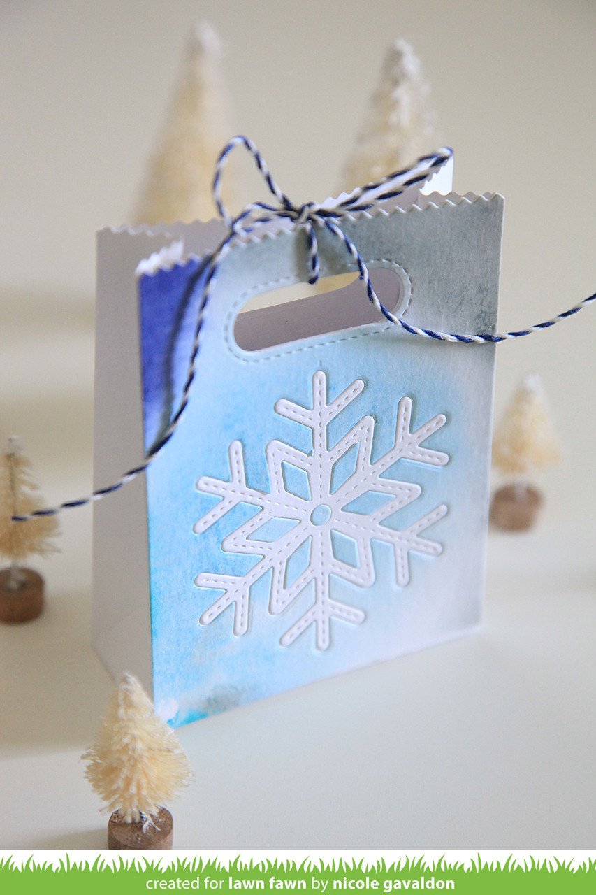 stitched snowflakes