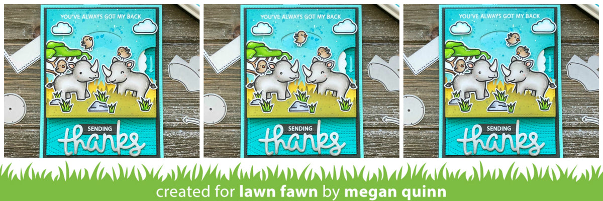 HA + Lawn Fawn Big Thanks