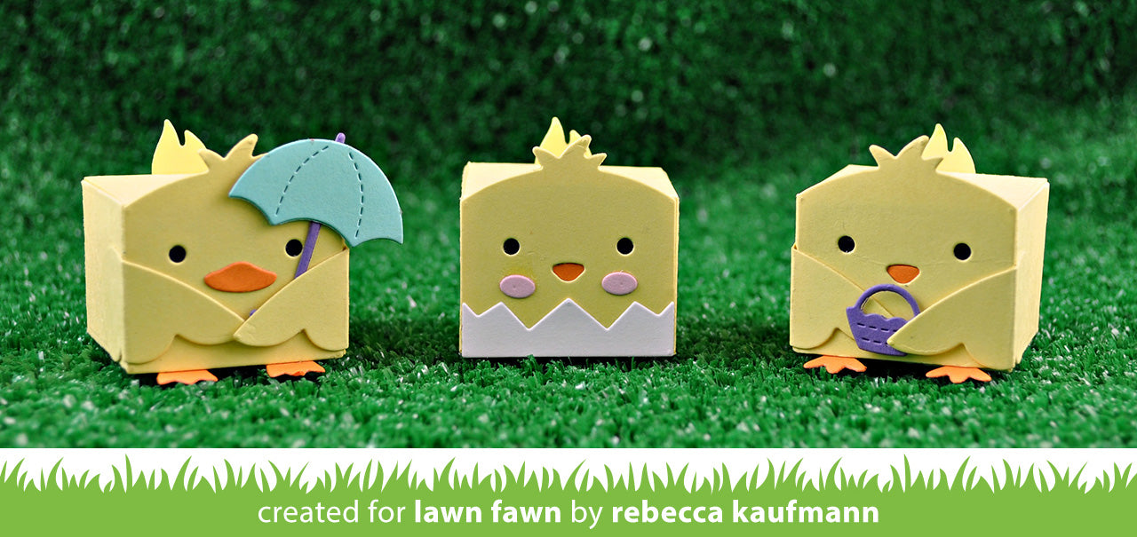 tiny gift box chick and duck add-on