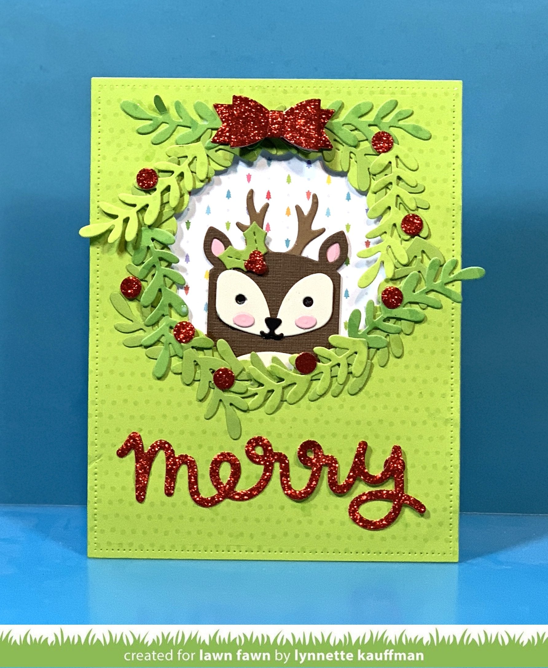 tiny gift box deer add-on
