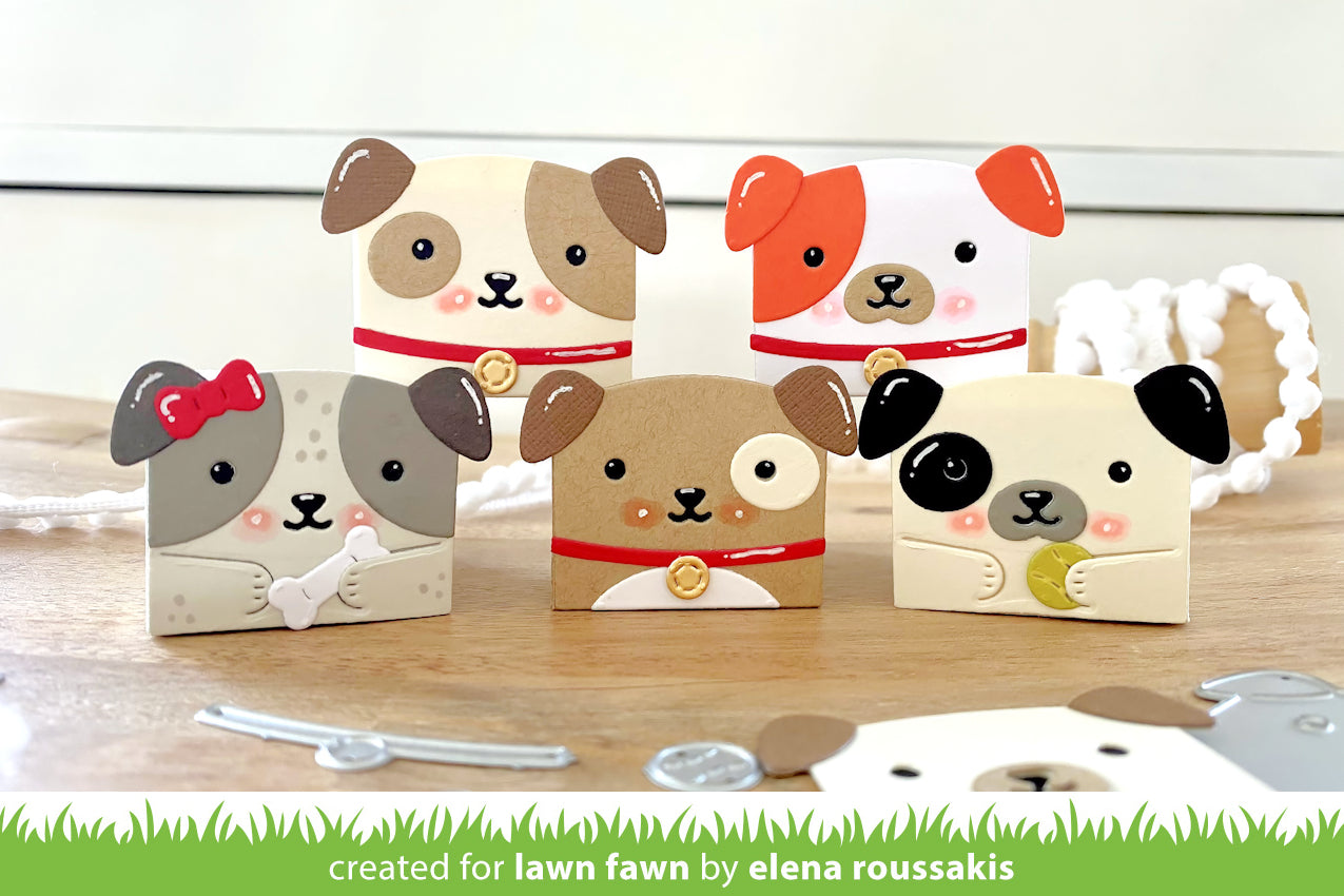 tiny gift box dog add-on