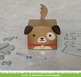 tiny gift box dog add-on
