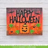 tiny gift box jack-o'-lantern add-on