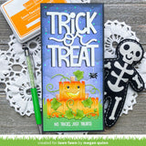 tiny gift box jack-o'-lantern add-on